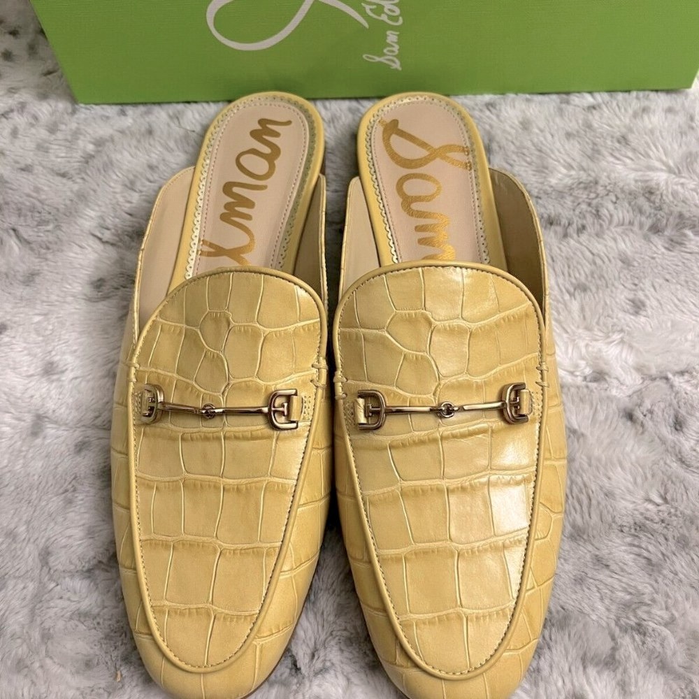 Sam Edelman Linnie Horsebit Embellished Mules MSRP$190 Perfect for Warm Seasons - Picture 2 of 14